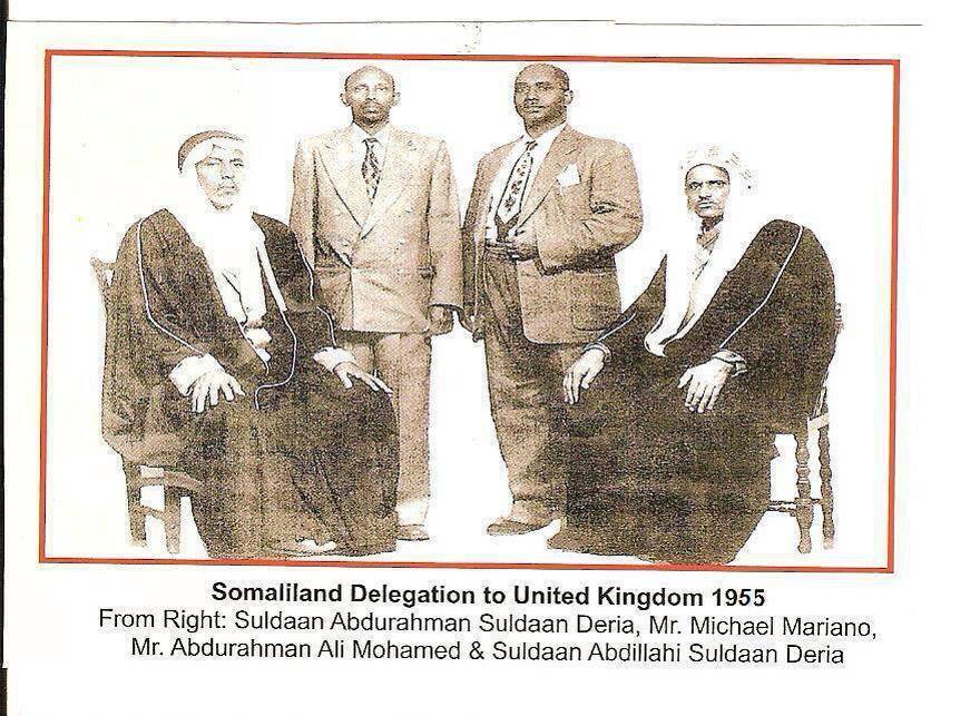 somaliland delegation to UK 1955